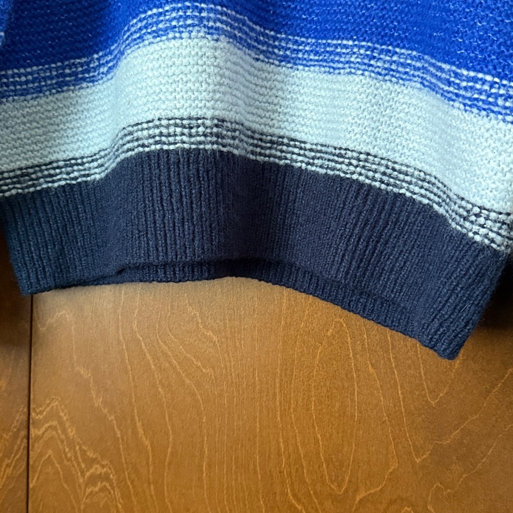 Old Navy Spring Rainbow Color Striped Oversized Sweater EUC Sz Medium - Picture 5 of 7
